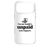 Custodia per iPhone 17 Pro Max Tech Sono l'ingegnere del software di supporto tecnico non retribuito della mia famiglia