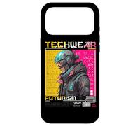 Custodia per iPhone 17 Pro Max Techwear Futurismo Design Città del Caos