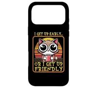 Custodia per iPhone 17 Pro Max Teen Grumpy Morning Girl I Get Up Early Or Get Up Friendly