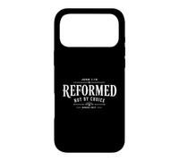 Custodia per iPhone 17 Pro Max Teologia Riformata Giovanni 1:13 Cristiano - Non per scelta