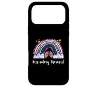 Custodia per iPhone 17 Pro Max Terapista respiratorio Terapia del leopardo polmonare arcobaleno