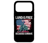 Custodia per iPhone 17 Pro Max Terra dei liberi a causa del coraggioso Memorial Veterans Day
