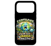 Custodia per iPhone 17 Pro Max Terra Isnt Urano Keep It Clean Funny Earth Day