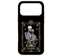 Custodia per iPhone 17 Pro Max Teschio di astrologia occulta della carta dei tarocchi degli amanti