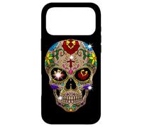Custodia per iPhone 17 Pro Max Teschio di zucchero Day Of The Dead Cool Bone Head Skulls, idea regalo