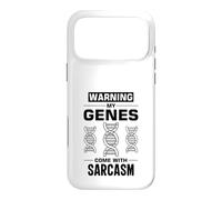 Custodia per iPhone 17 Pro Max Test del DNA Sarcasmo Test genetici Microbiologia Crispr