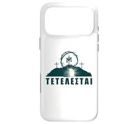 Custodia per iPhone 17 Pro Max Tetelestai - Pasqua pasquale Gesù Vuota Tomba & Croce GRECA