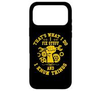 Custodia per iPhone 17 Pro Max That's What I Do I Fix Stuff And I Know Things Mechanic Mens
