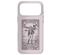 Custodia per iPhone 17 Pro Max The Aviatrix Tarocco Card, Vintage Female Pilot Aviation regalo