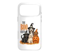 Custodia per iPhone 17 Pro Max The Boo Crew Halloween Dogs Pumpkin Witch Hat