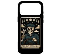 Custodia per iPhone 17 Pro Max The Bus Mechanic School Bus Meccanico Scheletro Tarocchi Carta