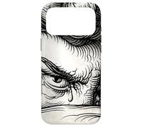 Custodia per iPhone 17 Pro Max The Fallen Angel Blackwork Lucifer Incisione
