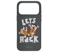 Custodia per iPhone 17 Pro Max The Flintstones Fred Barney Let's Rock