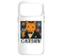 Custodia per iPhone 17 Pro Max The Great Catsby - Divertente parodia retrò di gatti