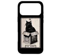 Custodia per iPhone 17 Pro Max The Hermit Tarocco Carta Mistico Gatto In Scatola Divertente Gatto