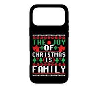 Custodia per iPhone 17 Pro Max The Joy of Christmas is Family Ugly Sweater Holiday Art
