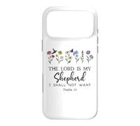 Custodia per iPhone 17 Pro Max The Lord is My Shepherd Christian Faith Bible God Psalm 23/1