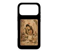 Custodia per iPhone 17 Pro Max The Lovers Tarot Card Scrapbook Design