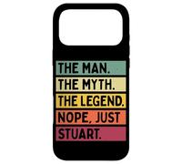 Custodia per iPhone 17 Pro Max The Man The Myth The Legend NOPE Just Stuart - Citazione divertente