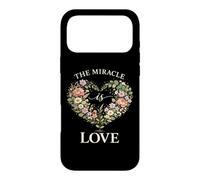 Custodia per iPhone 17 Pro Max The Miracle Is Love - Ghirlanda di fiori con cuore