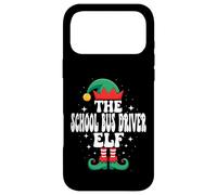Custodia per iPhone 17 Pro Max The School Bus Driver Elfo Divertente Natale Corrispondenza Famiglia