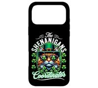 Custodia per iPhone 17 Pro Max The Shenanigans Coordinator - Funny St. Patrick’s Cat