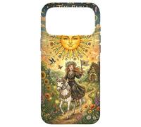 Custodia per iPhone 17 Pro Max The Sun Tarot Card Celestial Maiden Horse