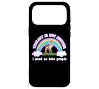 Custodia per iPhone 17 Pro Max Therapy Not Enough Need To Bite People Funny Design