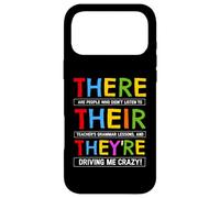 Custodia per iPhone 17 Pro Max There They're English Grammar Tees - Divertenti magliette umoristiche