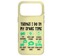 Custodia per iPhone 17 Pro Max Things I Do in my Spare Time, Gaming Gamer Videogame
