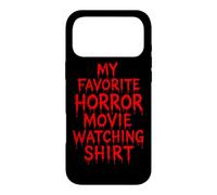 Custodia per iPhone 17 Pro Max This Is My Horror Movie Guardando Camicia Halloween Horror Fan