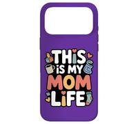 Custodia per iPhone 17 Pro Max This Is My Mom Life Funny Mom Citazione