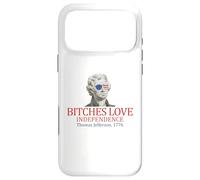 Custodia per iPhone 17 Pro Max Thomas Jefferson 1776 Le femmine amano l'indipendenza