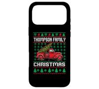Custodia per iPhone 17 Pro Max Thompson Family Ugly Christmas Sweater Red Truck Funny Xmas