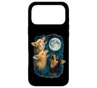 Custodia per iPhone 17 Pro Max Three Chihuahuas Howling At The Moon 3 Chihuahua Moon