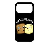 Custodia per iPhone 17 Pro Max Ti meriti burro divertente gioco di parole