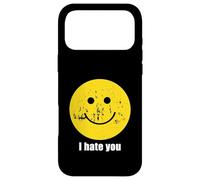 Custodia per iPhone 17 Pro Max Ti odio - faccia sorridente