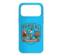 Custodia per iPhone 17 Pro Max Timbri topici collezionista vintage Philately Crest