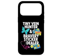 Custodia per iPhone 17 Pro Max Tiny Vein Hunter Bravery Sticker Dealer Pediatric Nurse