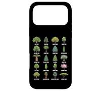 Custodia per iPhone 17 Pro Max Tipi di alberi Grafico della natura botanica