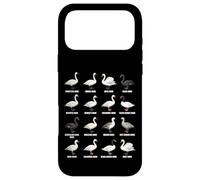 Custodia per iPhone 17 Pro Max Tipi di cigni - Ornitologia della tabella globale delle specie di cigno