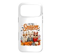 Custodia per iPhone 17 Pro Max Tis The Season Halloween Llama Pumpkin Costume