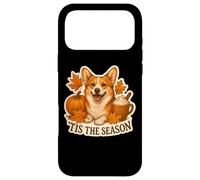 Custodia per iPhone 17 Pro Max Tis The Season Pembroke Welsh Corgi Dog Autunno Zucca