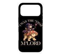 Custodia per iPhone 17 Pro Max Tism M'Lord Cat Wizard Riding Mushroom Fantasy