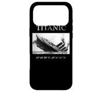Custodia per iPhone 17 Pro Max Titanic 2012 Coordinate GPS di Sinking