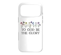 Custodia per iPhone 17 Pro Max To God Be the Glory Christian Bible Verse Give God the Glory