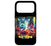 Custodia per iPhone 17 Pro Max Tokyo cyberpunk Auto in retrò 80's 90's vaporwave estetica