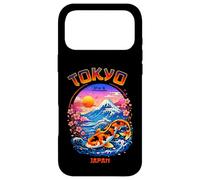 Custodia per iPhone 17 Pro Max Tokyo Giappone Koi Pesce Onda Monte Fuji Sakura Art