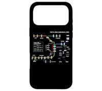Custodia per iPhone 17 Pro Max Tokyo Japan Train Suburban Line Railway - Souvenir Mappa del percorso