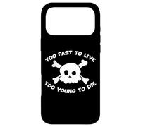 Custodia per iPhone 17 Pro Max Too Fast To Live Too Young To Die - Harajuku Skull